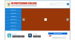 Desktop Screenshot of fxpoly.ac.in